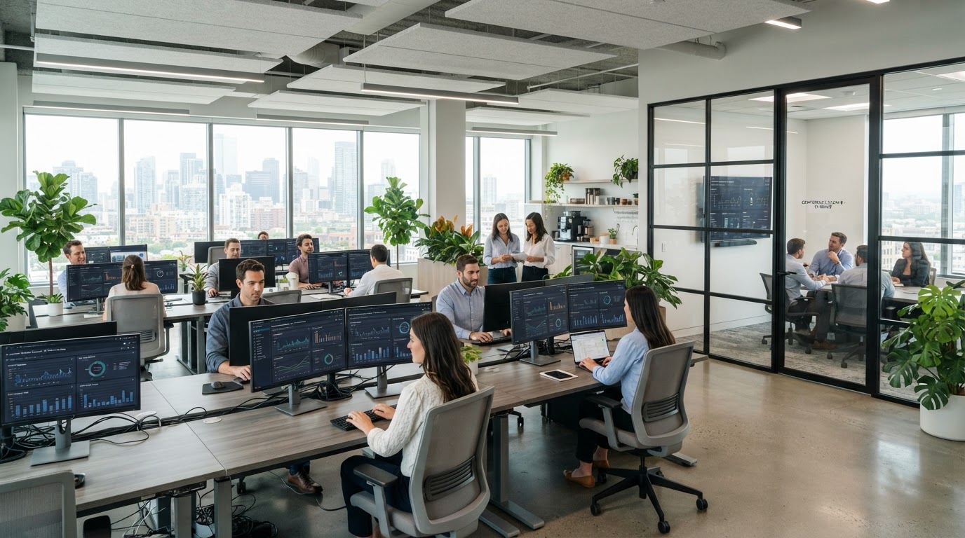 Northwind's bright, modern enterprise office in Madison, Wisconsin